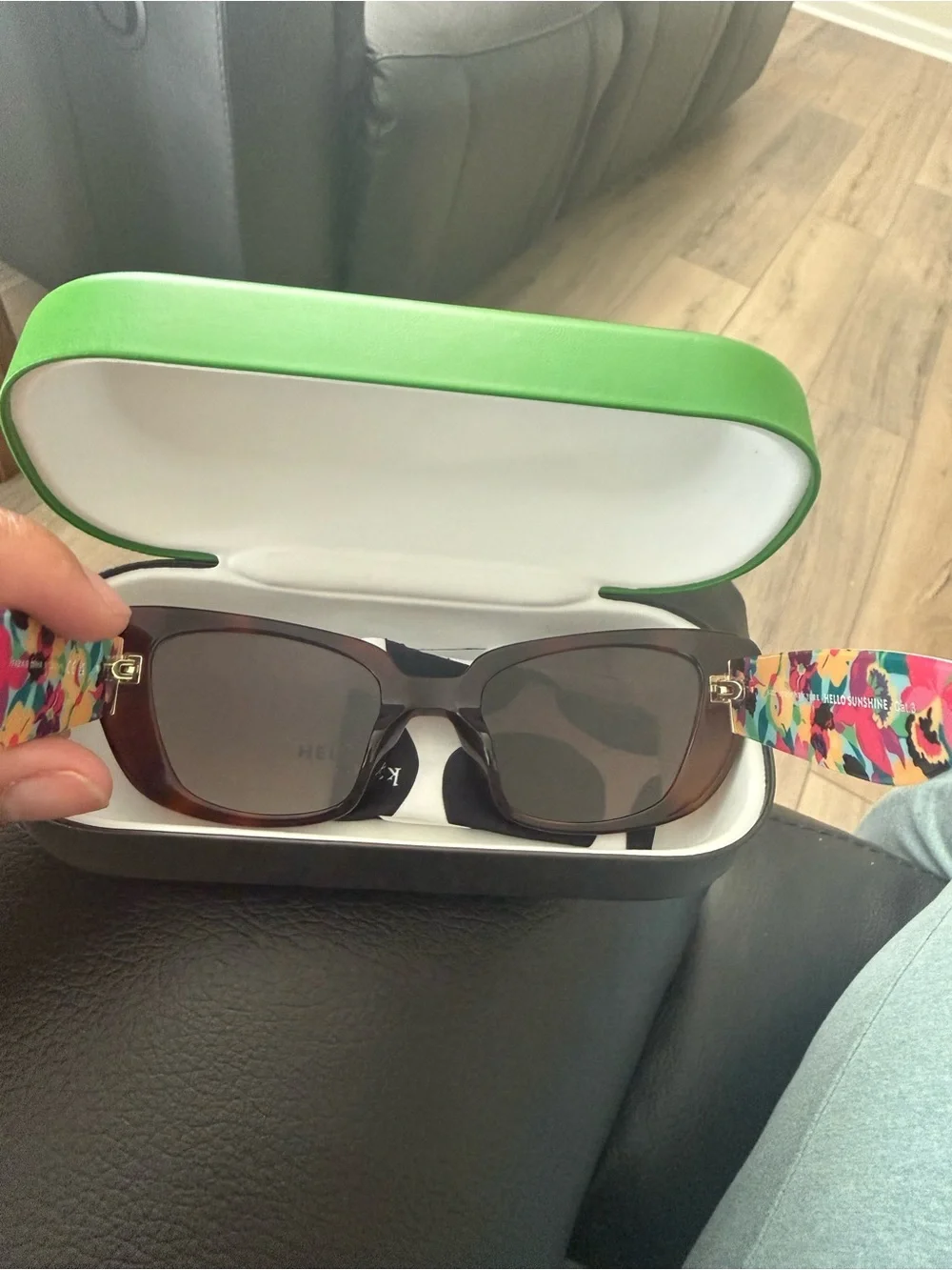 Kate Spade FABIA/S Havana Brown Cat Eye Sunglasses NWT Full Inclusion